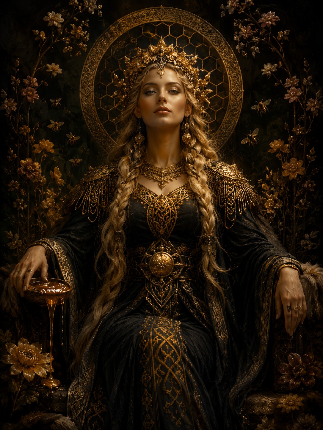 Beyla, Norse goddess of bees and blossoms